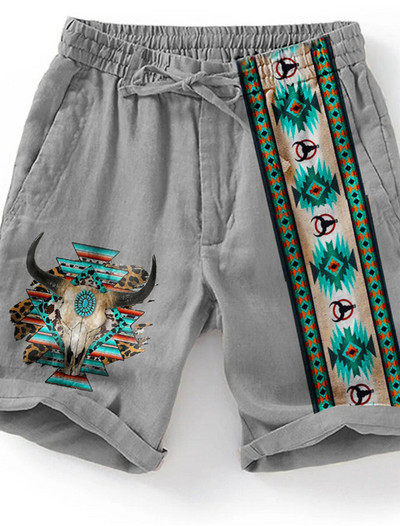 Pantaloni de plajă pentru bărbați Pantaloni scurți imprimați 3D cu granule retro Pantaloni scurți respirabili de vară pentru bărbați Pantaloni scurți de fitness pentru stradă Pantaloni scurți pentru bărbați