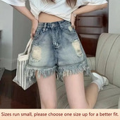 Pantaloni scurți pentru femei cu talie înaltă, design de vară, cu crotch fals, slăbiți, cu etichetă A, îmbrăcăminte în aer liber, pantaloni fierbinți, bumbac, poliester