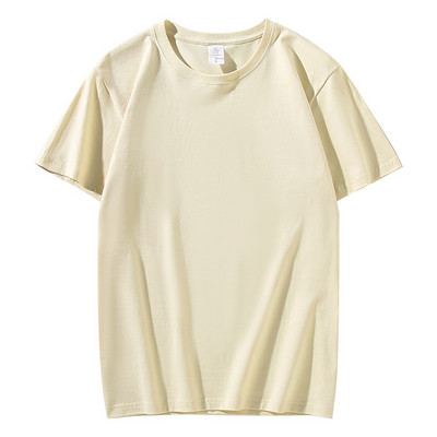 2024 nyári pamut férfi póló Rövid ujjú férfi póló rövid ujjú Pure Color s ruházat pólók felsők póló férfi ruházat