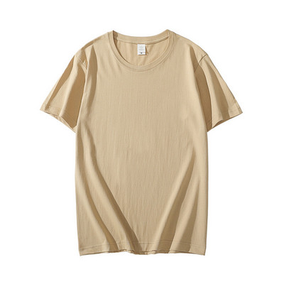 2024 nyári pamut férfi póló Rövid ujjú férfi póló rövid ujjú Pure Color s ruházat pólók felsők póló férfi ruházat