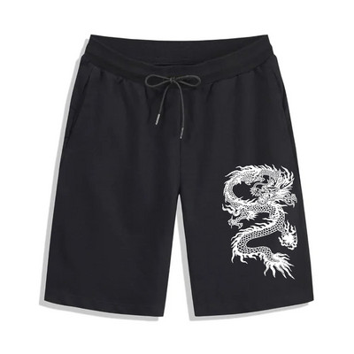Ljetne ležerne kratke hlače s otiskom zmaja, muške prozračne kratke hlače za plažu, udobne sportske kratke hlače za fitnes, košarku S-4XL