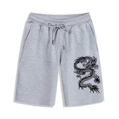Ljetne ležerne kratke hlače s otiskom zmaja, muške prozračne kratke hlače za plažu, udobne sportske kratke hlače za fitnes, košarku S-4XL