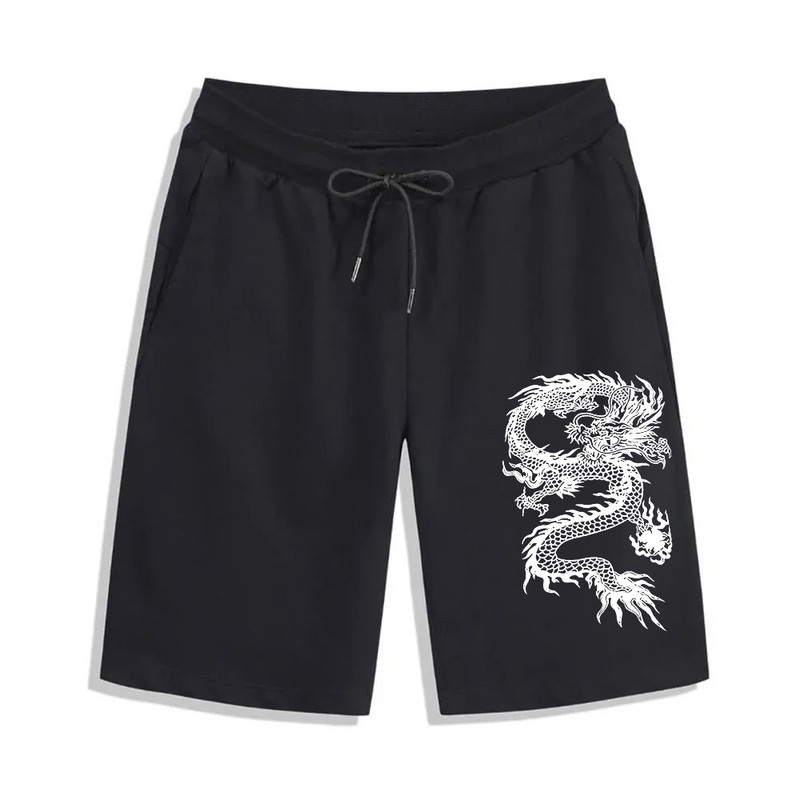 Ljetne ležerne kratke hlače s otiskom zmaja, muške prozračne kratke hlače za plažu, udobne sportske kratke hlače za fitnes, košarku S-4XL