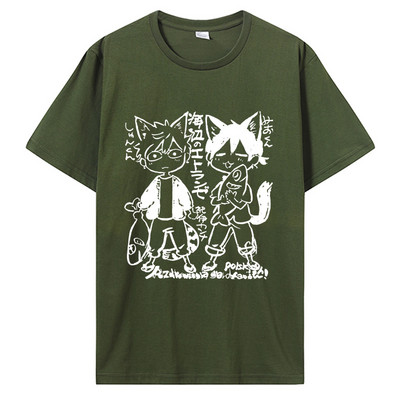 Umibe No Etranger Hashimoto Shun ja Chihana Mio Jaapani koomiksid Simple Summer Wild Loose 100% puuvillane T-särk