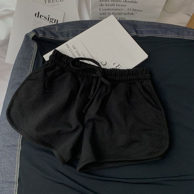 3 színű Női rövidnadrág Elasztikus derékbő, rövid nadrág Alkalmi lány kültéri pamut rövidnadrág Női nyári rövidnadrág S-3XL