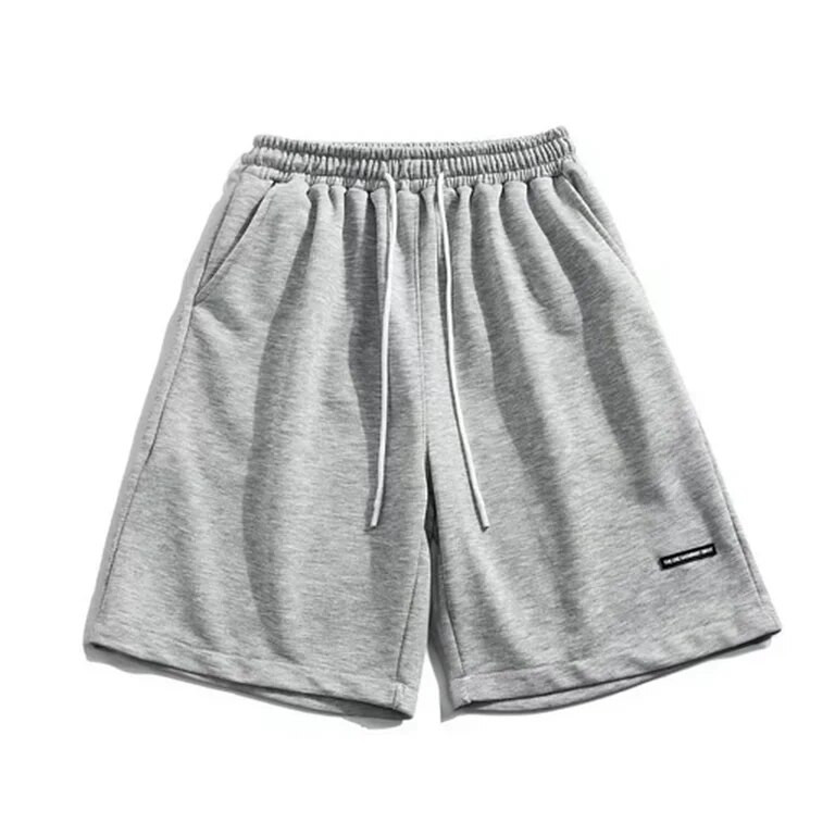 Tänava stiilis suvised spordipüksid Õhukesed suvised vabaaja püksid, avara vöökohaga viiepunktilised püksid Trendikad hiphopi stiilis meeste lühikesed püksid