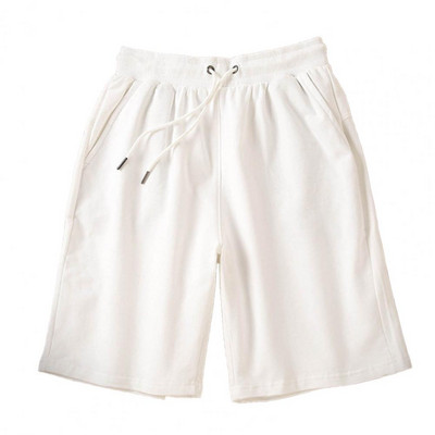 Ljetne nove muške sportske kratke hlače Pamuk, mekane muške uzice za struk, labave jednobojne, prozračne, brzo sušeće ležerne ljetne kratke hlače