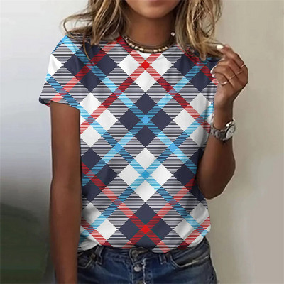 Uued 3D-mängukaardi lilledega trükitud t-särgid naistele Suvemood Tänava ümara kaelaga lühikeste varrukatega tüdrukute kaunid T-särgi topid