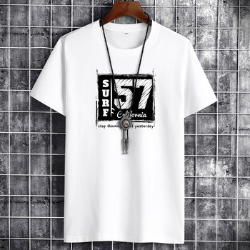 Аниме 2022 лятна аниме тениска за мъже Harajuku Graphic Oversized Свободни мъжки модни дрехи с принт Harajuku Clothing Горни тениски