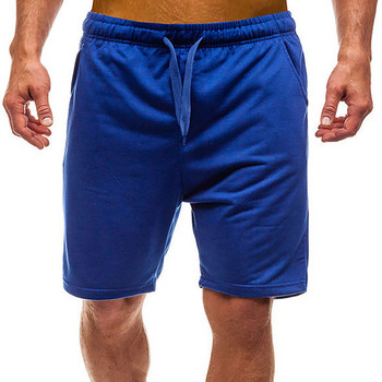 2024 Нова лятна мъжка мода Jogger Sweat Shorts Undershirt Ежедневни едноцветни фитнес тренировки за бягане Спортни панталони Мъжки къси панталони