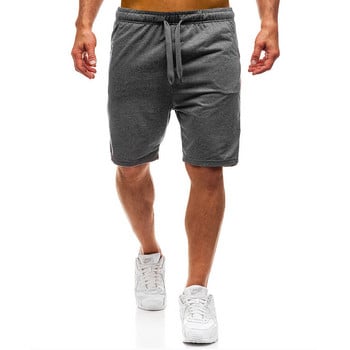 νέα ανδρική μόδα σορτς Jogger φόρεμα εσώρουχο Casual μονόχρωμο γυμναστήριο για τρέξιμο Αθλητικό παντελόνι Αντρικό σορτς