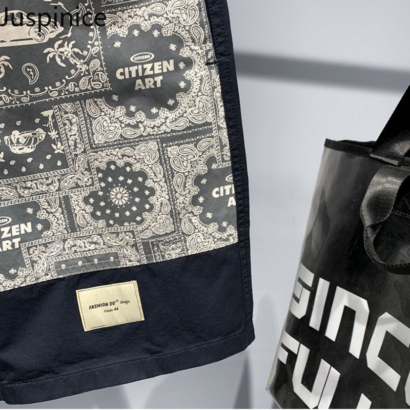 Pantaloni scurți de vară cu șnur mozaic, bărbați, largi, casual, simpli, pantaloni în cinci puncte pentru bărbați, cu fundul de jos, îmbrăcăminte sportivă pentru bărbați