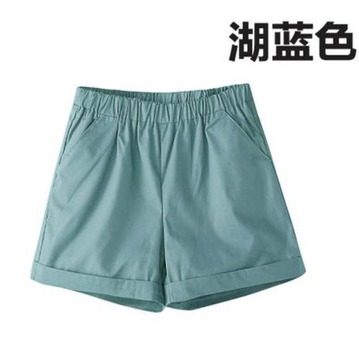 2024, vara, la modă, motociclist, scurtă, culoare bomboană, pentru plajă, 100% bumbac, pantaloni scurti, largi, pentru femei, pantaloni scurti