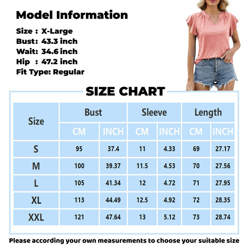 Tricou nou de vară pentru femei, cu decolteu în V, tricou cu volană, mai multe dimensiuni tops plus size deschise camisetas femininas 플러스사이즈 상의