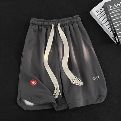 American Drawstring Αθλητικά σορτς Ανδρικά χαλαρά, καθημερινά High Street Personality Basketball Fitness Παντελόνι πέντε πόντων Ανδρικά ρούχα