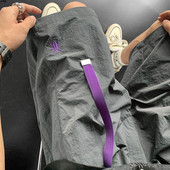 Amerikai hímzett gyorsan száradó rövidnadrág nyári pároknak retro high street divatmárka laza alkalmi sport rövidnadrág forró akció