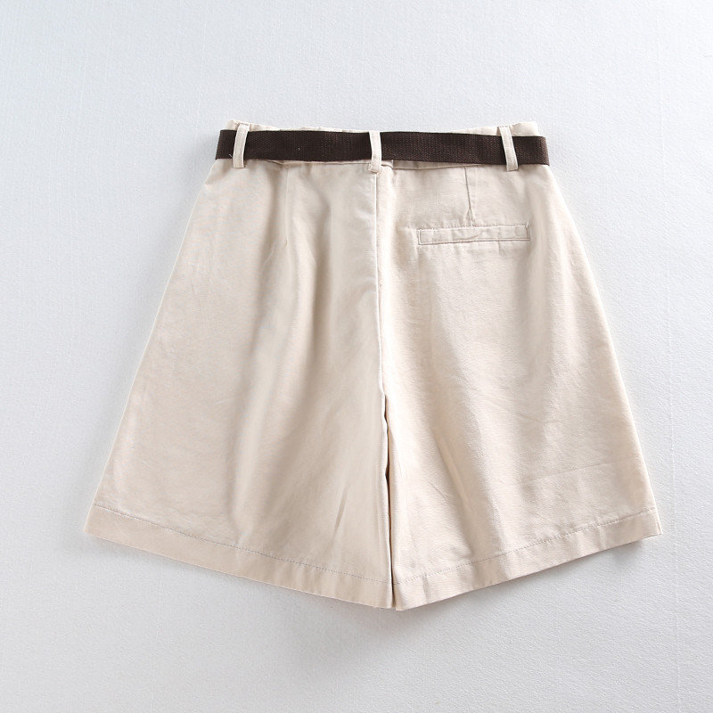 Jielur nyári szabadidős vékony rövidnadrág nőknek bő S-XXL széles lábú rövidnadrág magas derékkal rendelkező női A-vonalú rövid női 4 színben