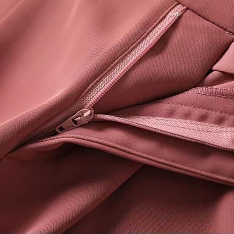 Jednobojne, ležerne, ležerne, visokog struka, širokih džepova na nogavicama, široke ženske kratke hlače, korejska moda, kratke hlače za ljeto 2024.