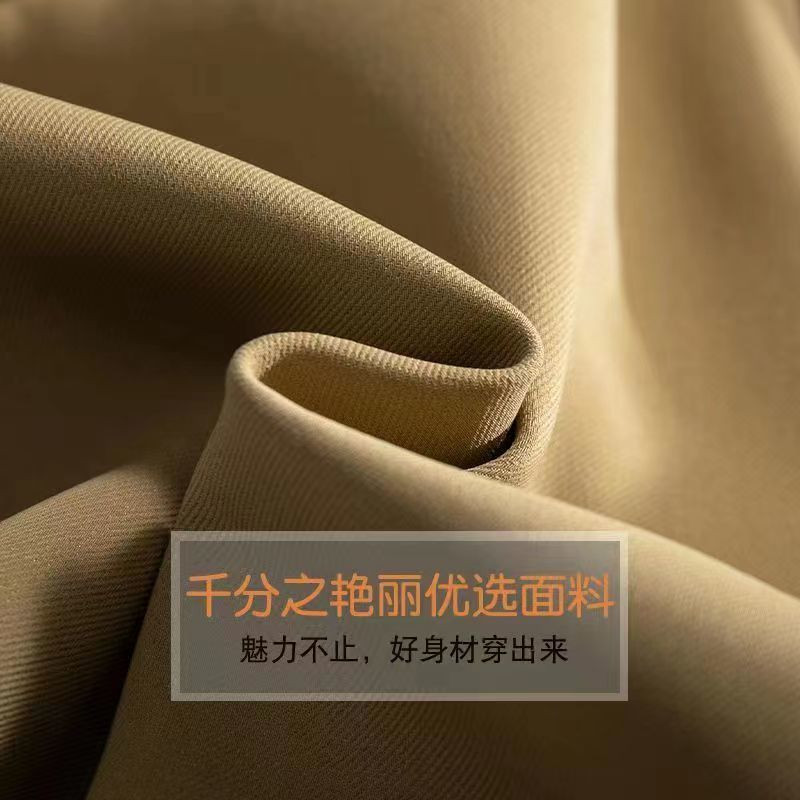 Proljeće ljeto Nove jednobojne ravne hlače s mašnom na patentni zatvarač Ženske široke temperamentne kratke hlače visokog struka s džepovima tankog kroja