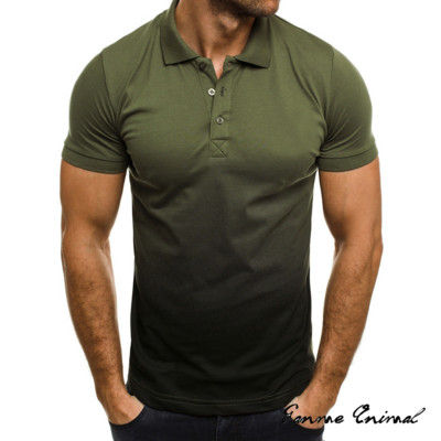 Nyári Férfi Ingek Hétköznapi Nagy méretű Rövidnadrágok Ujjú pólók Férfi ing Galléros póló Polo for Férfi hajtóka pólóingek S-5XL