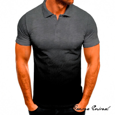 Nyári Férfi Ingek Hétköznapi Nagy méretű Rövidnadrágok Ujjú pólók Férfi ing Galléros póló Polo for Férfi hajtóka pólóingek S-5XL