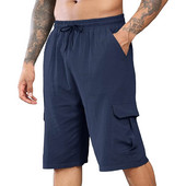 Vīriešu ikdienas krāsains āra kabatas pludmales darba bikses Pludmales šorti Bikses Vīriešu apģērbs 2024 Jauns, moderns un vienkāršs