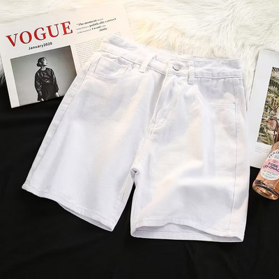 Traper kratke hlače muške ljetne 4 boje cool jednostavne dnevne S-4XL korejski stil tinejdžeri svestrani šik jednobojni isprani široki vitalni vanjski