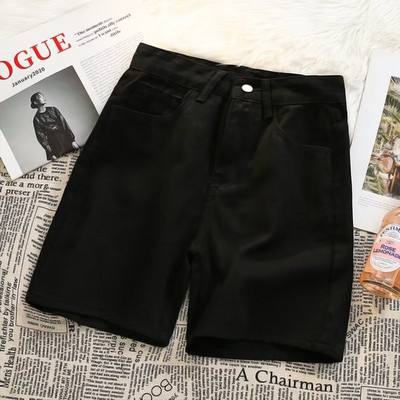 Traper kratke hlače muške ljetne 4 boje cool jednostavne dnevne S-4XL korejski stil tinejdžeri svestrani šik jednobojni isprani široki vitalni vanjski