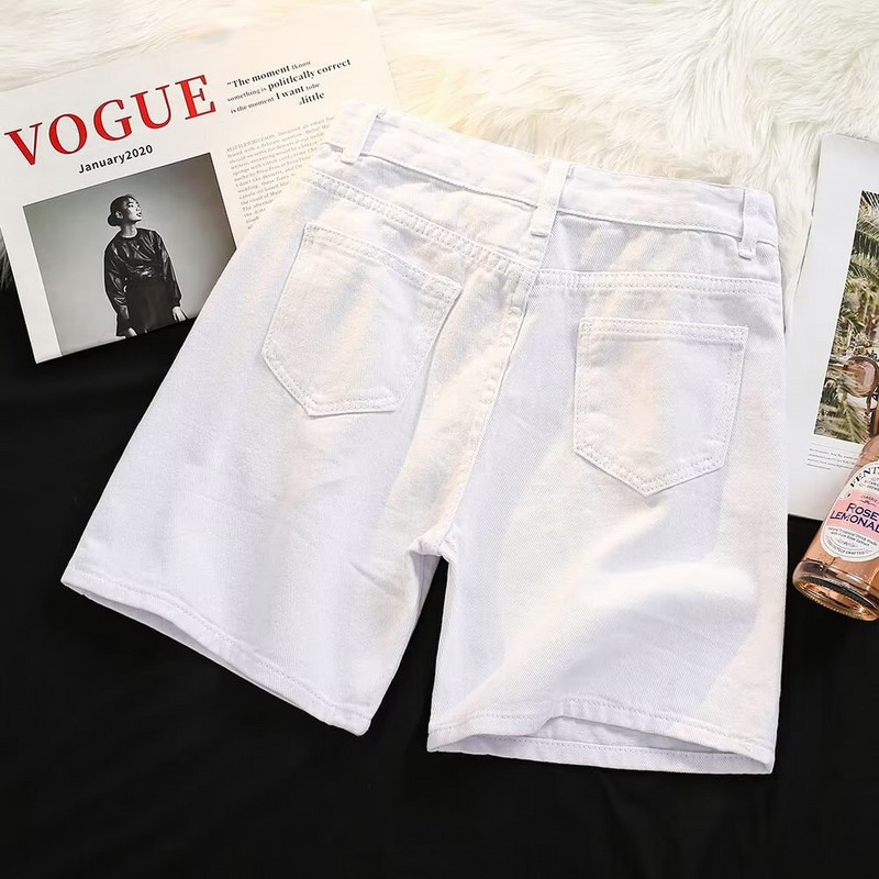 Traper kratke hlače muške ljetne 4 boje cool jednostavne dnevne S-4XL korejski stil tinejdžeri svestrani šik jednobojni isprani široki vitalni vanjski