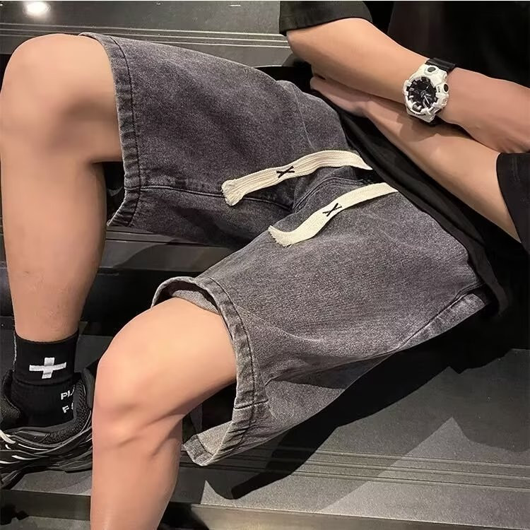 S-5XL traper kratke hlače muške ljetne hladne čiste boje vanjske jednostavne dnevne američki stil sveučilišne prevladava ležerne popularne do koljena