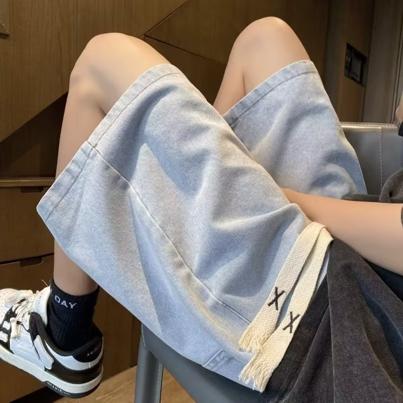 S-5XL traper kratke hlače muške ljetne hladne čiste boje vanjske jednostavne dnevne američki stil sveučilišne prevladava ležerne popularne do koljena