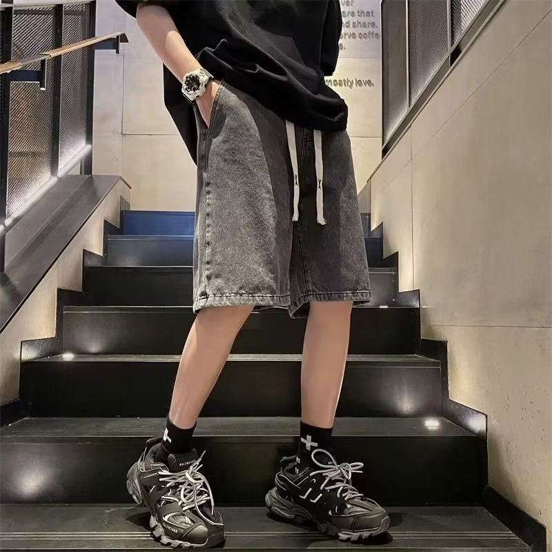 S-5XL traper kratke hlače muške ljetne hladne čiste boje vanjske jednostavne dnevne američki stil sveučilišne prevladava ležerne popularne do koljena