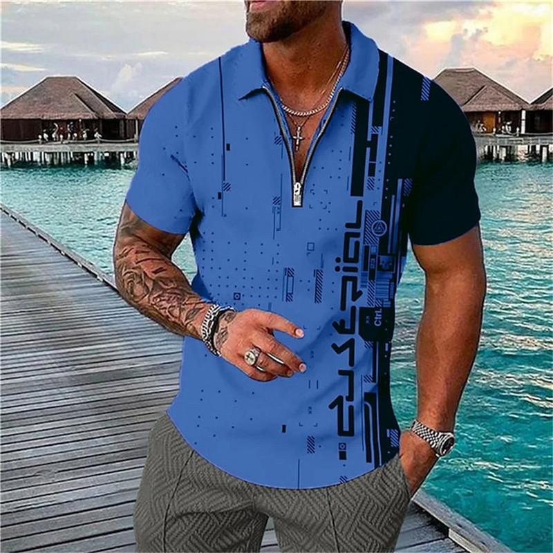 Nova muška majica kratkih rukava Klasična polo majica kratkih rukava Ljetni top Ležerna majica s ovratnikom na gumbe Super Large S-4XL Ležerna polo majica