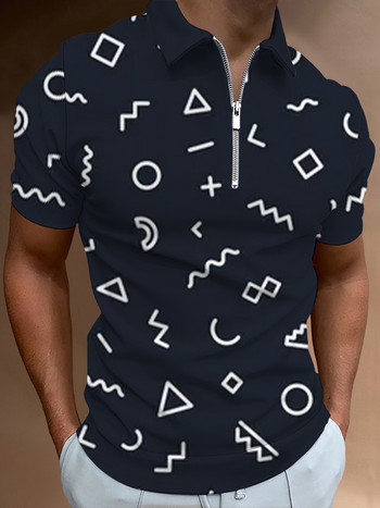 Уроци по математика Ежедневни поло тениски с цип Тениски с щампи Мъжка риза с къс ръкав Дизайн Летни топове Математическа формула Модел