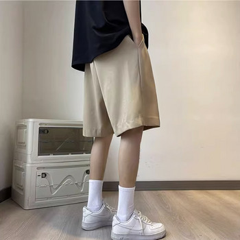 Широки шорти Мъжки ежедневни панталони Минималистични чисти тийнейджъри Лято Американско улично облекло Хипстър S-3XL Штани Универсални Студентски Популярни