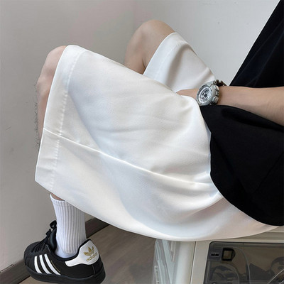 Bagijas šorti Vīriešu ikdienas bikses Minimālisma tīri pusaudžu vasaras amerikāņu ielas apģērbi Hipster S-3XL Штаны Populāri studenti