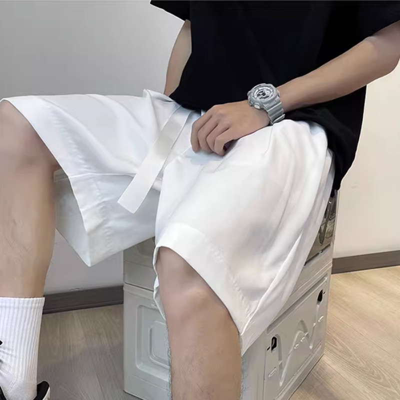 Bagijas šorti Vīriešu ikdienas bikses Minimālisma tīri pusaudžu vasaras amerikāņu ielas apģērbi Hipster S-3XL Штаны Populāri studenti