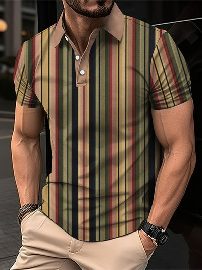 Vară, tricou polo cu mâneci scurte pentru bărbați, respirabil și prietenos cu pielea, îmbrăcăminte de înaltă calitate pentru bărbați, sport casual, stradă