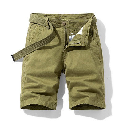 2023. Nove muške kratke hlače za ljetne aktivnosti na otvorenom, ležerne prozračne pamučne kratke hlače za teret, muške modne cool jednobojne kratke hlače za teret
