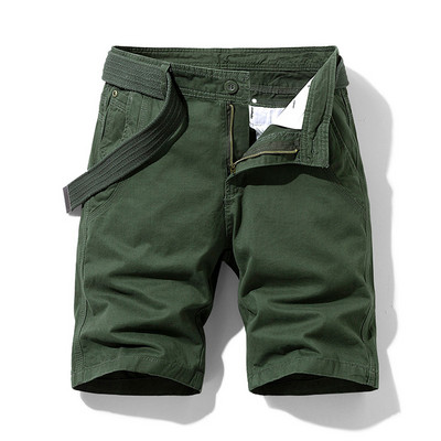 2023. Nove muške kratke hlače za ljetne aktivnosti na otvorenom, ležerne prozračne pamučne kratke hlače za teret, muške modne cool jednobojne kratke hlače za teret