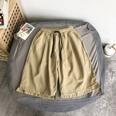 Ležerne kratke hlače za muškarce Minimalistički vrećasti S-3XL Ljetne prozračne tinejdžerske studente Ulične hlače u čistim bojama koje se mogu kombinirati Zgodne Kpop