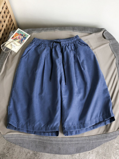 Ležerne kratke hlače za muškarce Minimalistički vrećasti S-3XL Ljetne prozračne tinejdžerske studente Ulične hlače u čistim bojama koje se mogu kombinirati Zgodne Kpop