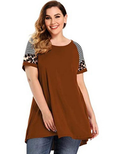 2022, vară, cu mânecă scurtă, de culoare solidă, de stradă, cu imprimeu sexy, cu flori, bluză ocazională, tricou, mai mare, tunică pentru femei, topuri peplum