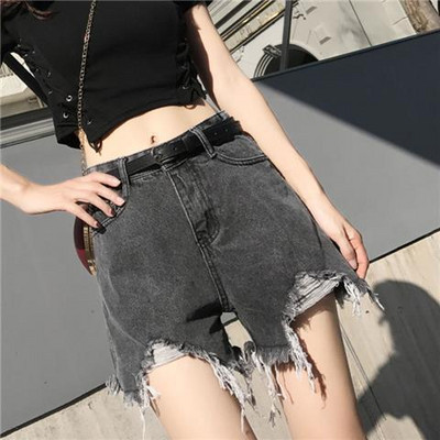 Korejske kratke hlače širokih nogavica, seksi, ležerne, modne, vintage, estetske vruće ljetne, ženske traper kratke hlače, ženske