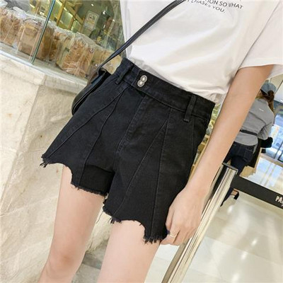 Korejske kratke hlače širokih nogavica, seksi, ležerne, modne, vintage, estetske vruće ljetne, ženske traper kratke hlače, ženske