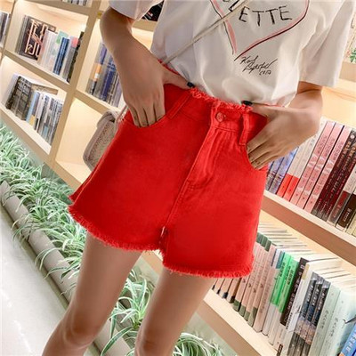 Korejske kratke hlače širokih nogavica, seksi, ležerne, modne, vintage, estetske vruće ljetne, ženske traper kratke hlače, ženske