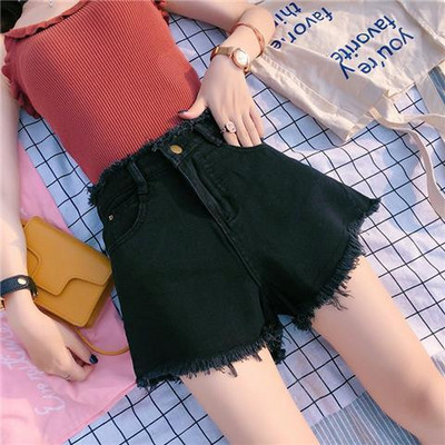 Korejske kratke hlače širokih nogavica, seksi, ležerne, modne, vintage, estetske vruće ljetne, ženske traper kratke hlače, ženske