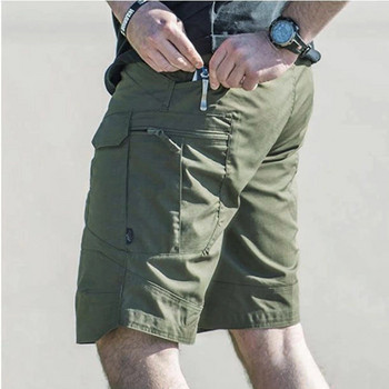Летни водоустойчиви бързосъхнещи шорти с множество джобове Мъжки карго шорти Тактически къси панталони Мъжки външни дрехи Лов Риболов