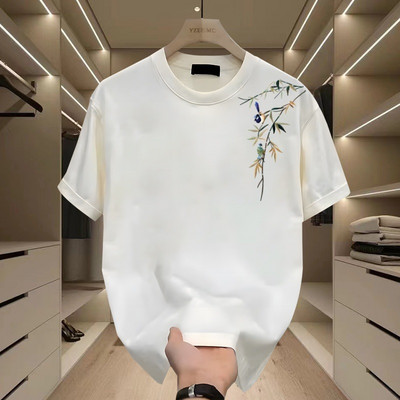 La modă de primăvară, în culori uni, la modă, confortabilă, maiou pentru tineret, hip hop, tricou standard cu guler rotund мужская одежда