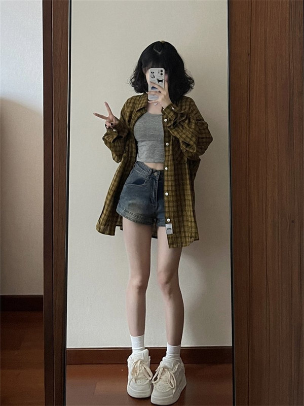 Američke retro plave traper kratke hlače za žene Elastične hip-hop ulične uske kratke hlače Y2k Fashion Jean kratke hlače